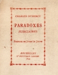 Couverture des Blasphmes judiciaires (1899)